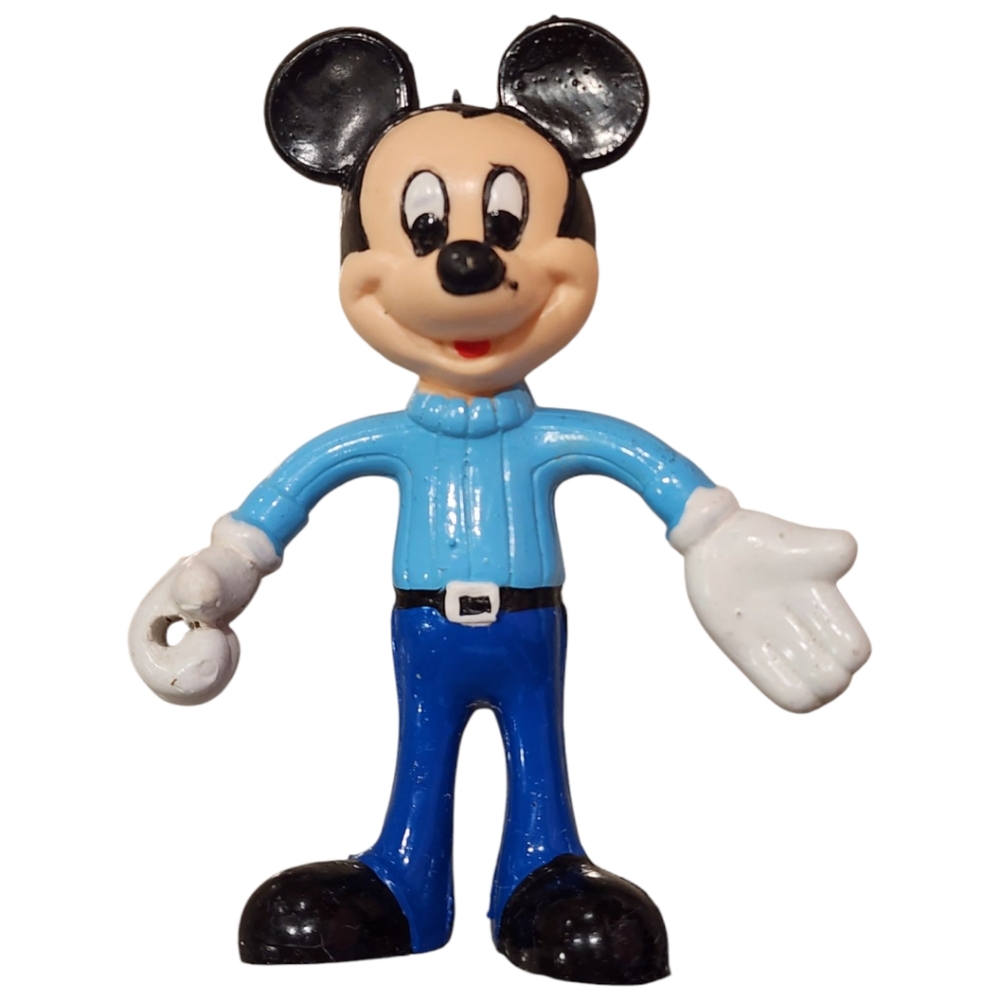 Vintage The Walt Disney Company Bendable Poseable Mickey Mouse 4.75 Inch Toy